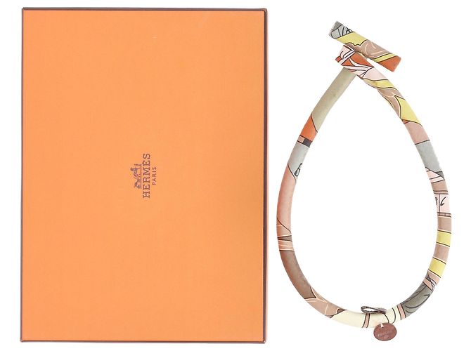 Hermès Bride Necklace PM in Multicolor Silk Multiple colors - view 3