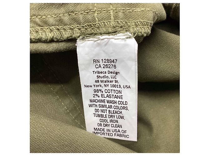 Pantalones Jenna de Nili Lotan en algodón verde - vista 5