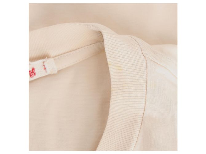 Camiseta Marni con logo en algodón beige - vista 7