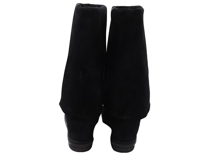 Rene Caovilla Botines de cuña René Caovilla en ante negro - vista 5