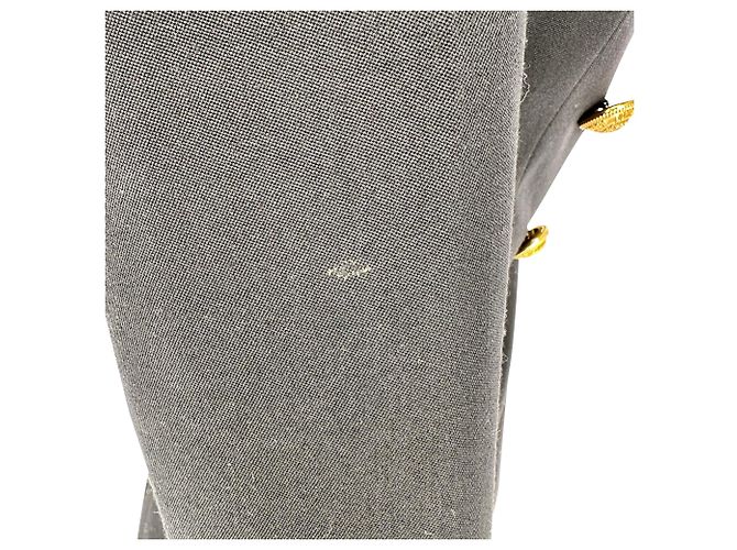 Balmain Double-Breasted Blazer in Black Wool - view 2