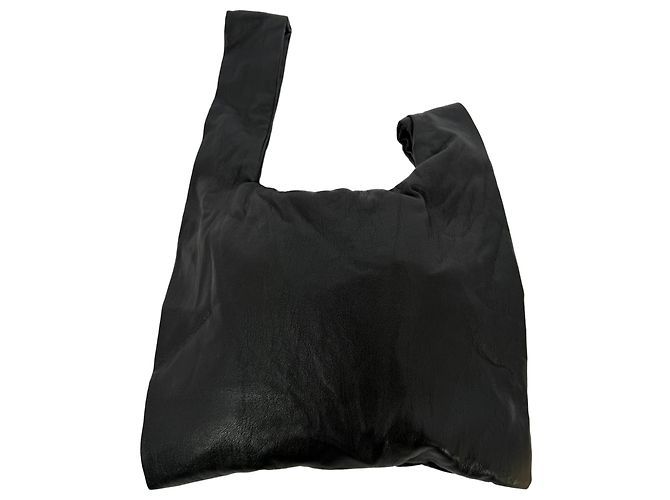 Borsa Nanushka Mini Jen in finta pelle nera Nero - vista 3