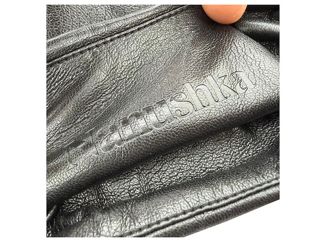 Borsa Nanushka Mini Jen in finta pelle nera Nero - vista 6