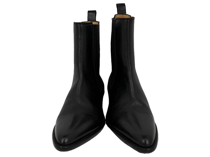 Stivaletti Delena in pelle nera Isabel Marant Nero - vista 2
