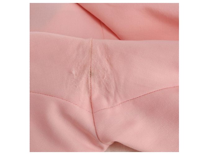 Altuzarra gerade Hose aus rosa Virgin Wool Braun Pink - Ansicht 7