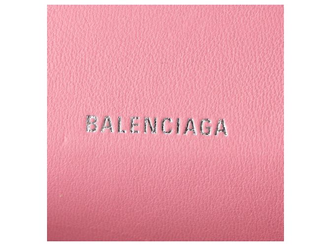 Borsa Hourglass XS di Balenciaga in glitter rosa - vista 9