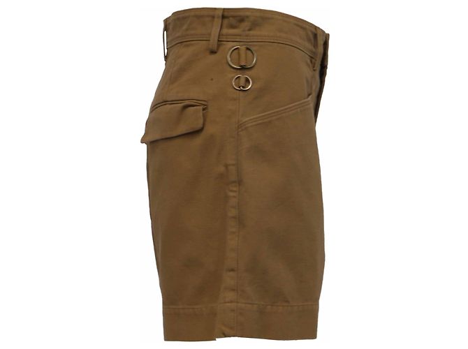 Short plisado Fairy en algodón marrón Isabel Marant Castaño Roja - vista 2