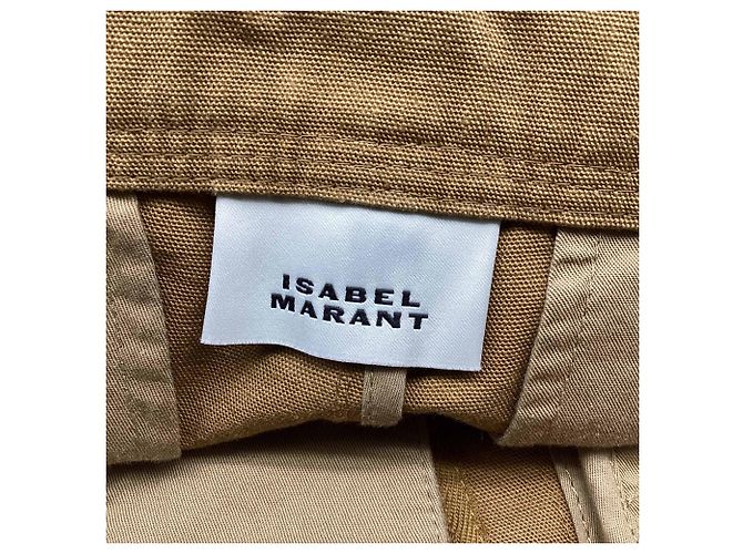 Short plisado Fairy en algodón marrón Isabel Marant Castaño Roja - vista 6