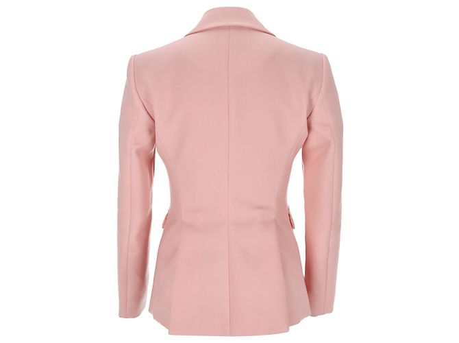 Altuzarra Einreihiger Blazer aus rosa Virgin Wool Pink - Ansicht 2