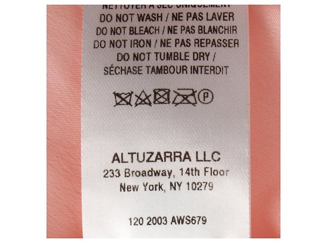 Altuzarra Einreihiger Blazer aus rosa Virgin Wool Pink - Ansicht 5