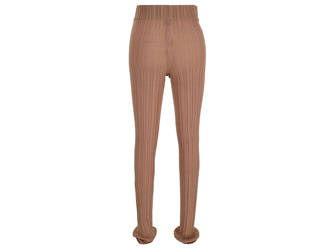 Leggings Keera Acne Studios en algodón beige - vista 3