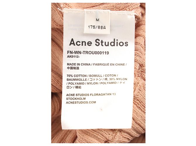 Leggings Keera Acne Studios en algodón beige - vista 5