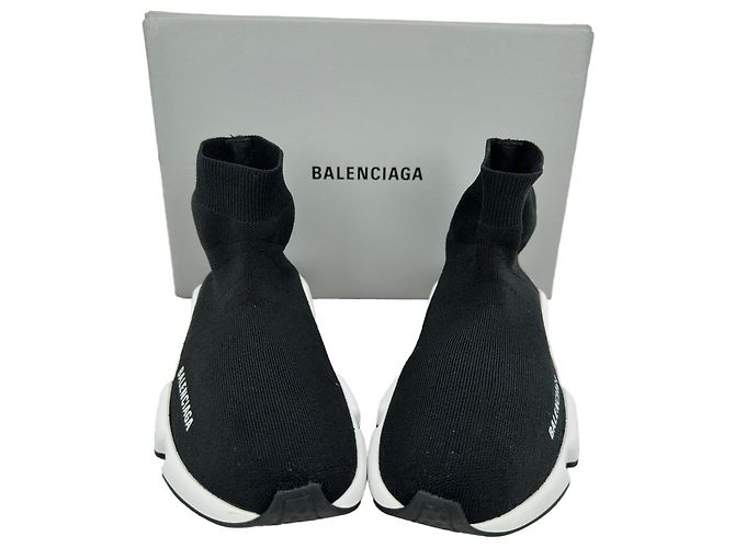 Everyday Baskets Speed Trainer Balenciaga en polyester noir - vue 15