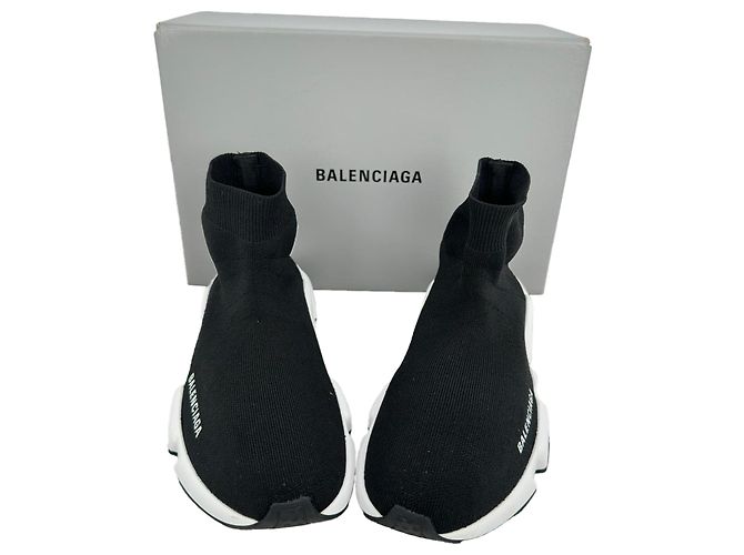 Everyday Baskets Speed Trainer Balenciaga en polyester noir - vue 16