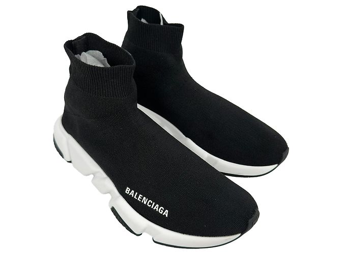 Everyday Baskets Speed Trainer Balenciaga en polyester noir - vue 5