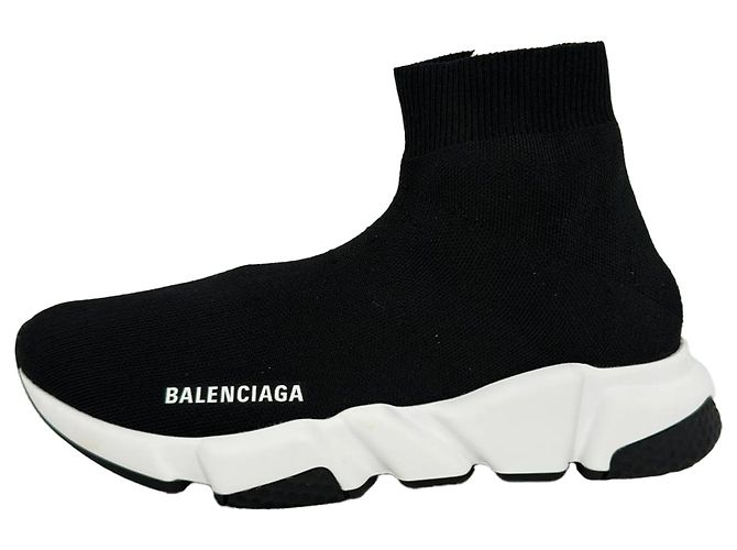 Everyday Baskets Speed Trainer Balenciaga en polyester noir - vue 9