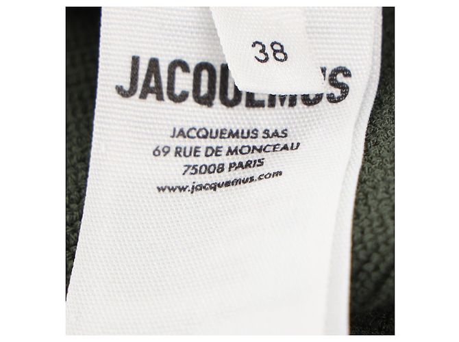 Short de punto Le Short Pralu de Jacquemus en viscosa verde Verde oliva - vista 5