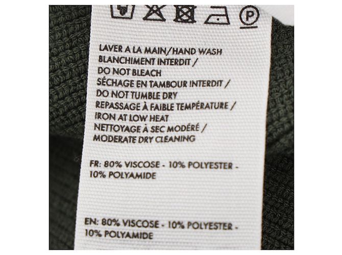 Short de punto Le Short Pralu de Jacquemus en viscosa verde Verde oliva - vista 6