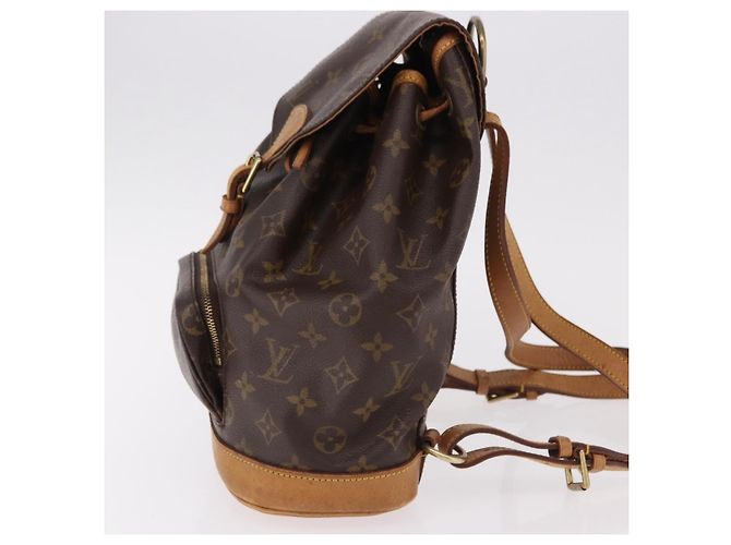 Louis Vuitton Montsouris Monogram MM Marrone - vista 3