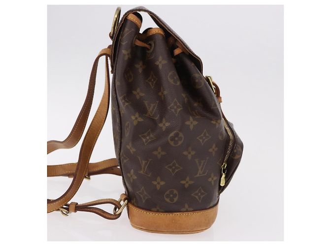 Louis Vuitton Montsouris Monogram MM Marrone - vista 4