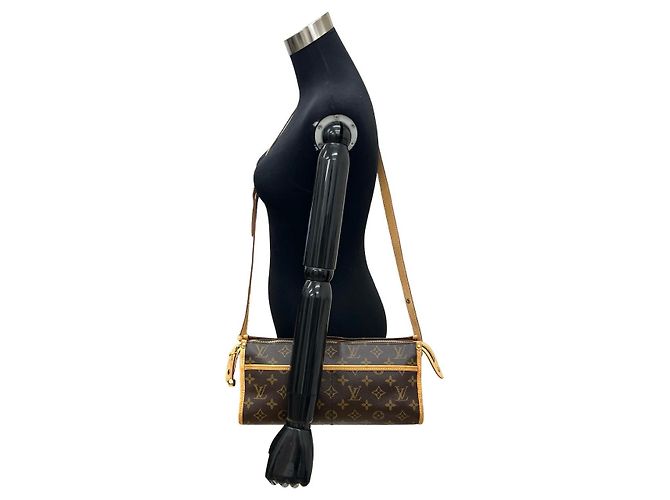 Borsa a tracolla Louis Vuitton Popincourt Long Monogram Marrone - vista 3