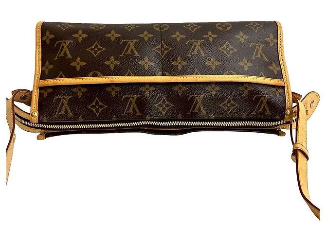 Borsa a tracolla Louis Vuitton Popincourt Long Monogram Marrone - vista 5