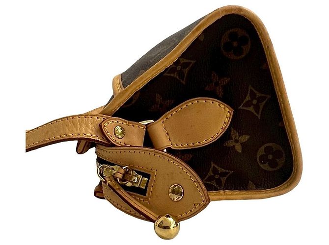 Borsa a tracolla Louis Vuitton Popincourt Long Monogram Marrone - vista 6