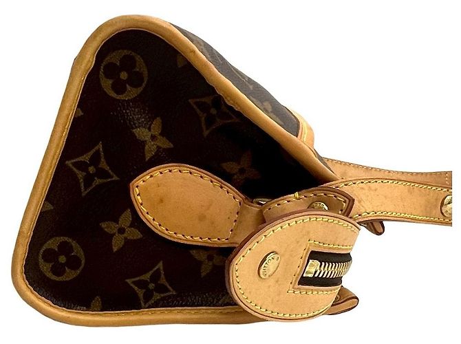 Borsa a tracolla Louis Vuitton Popincourt Long Monogram Marrone - vista 7