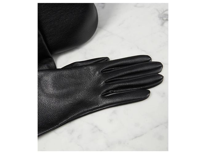 Balenciaga Borsa in pelle nera con foro circolare Nero - vista 4