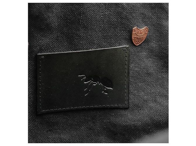 Autre Marque Borsa a tracolla ebagos Oil Kōtō Nero Beige - vista 10