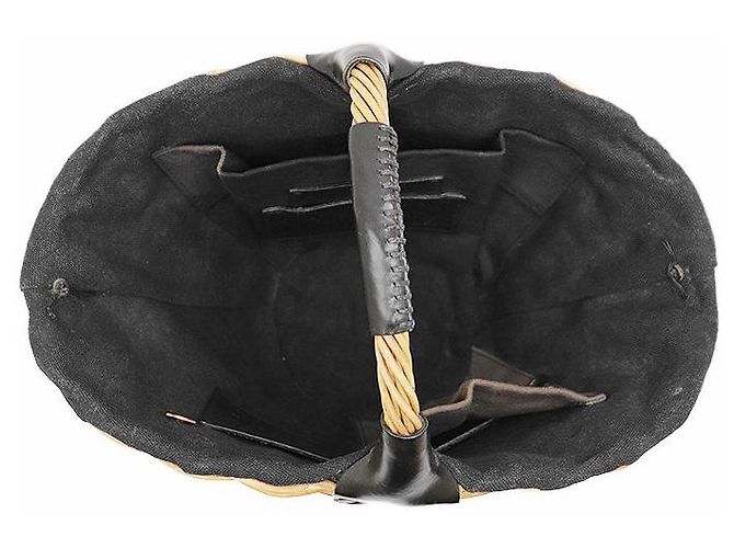 Autre Marque Borsa a tracolla ebagos Oil Kōtō Nero Beige - vista 4