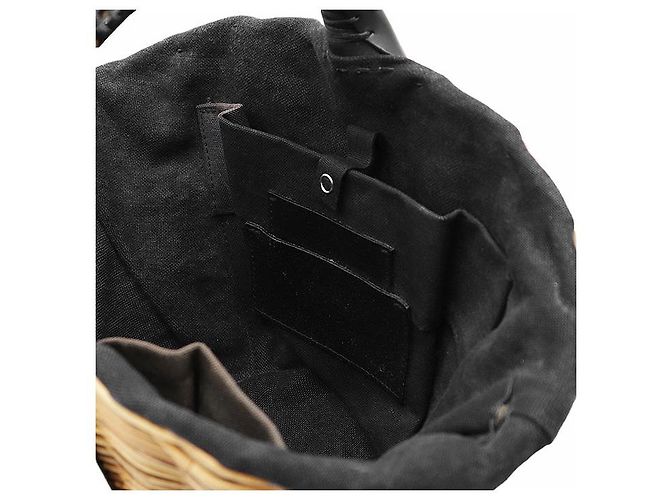 Autre Marque Borsa a tracolla ebagos Oil Kōtō Nero Beige - vista 6
