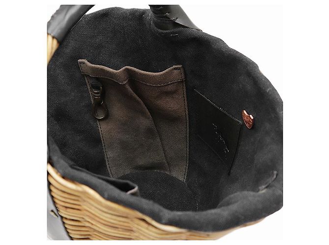 Autre Marque Borsa a tracolla ebagos Oil Kōtō Nero Beige - vista 7