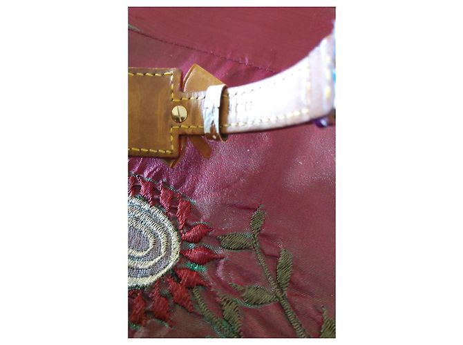 Bracciale Louis Vuitton Monogram Multicolore Murakami Pelle Bianca Bianco D'oro - vista 6