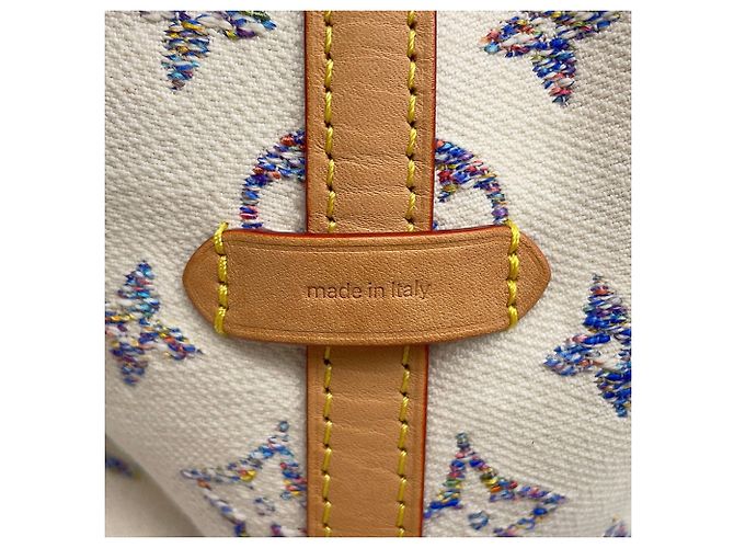 Borsa a tracolla Louis Vuitton Monogram Jacquard Multicolore Bianco sporco Monogramma - vista 15