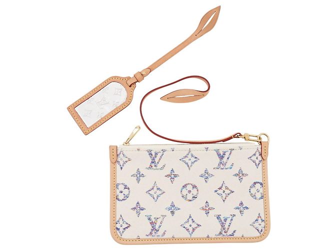 Borsa a tracolla Louis Vuitton Monogram Jacquard Multicolore Bianco sporco Monogramma - vista 16