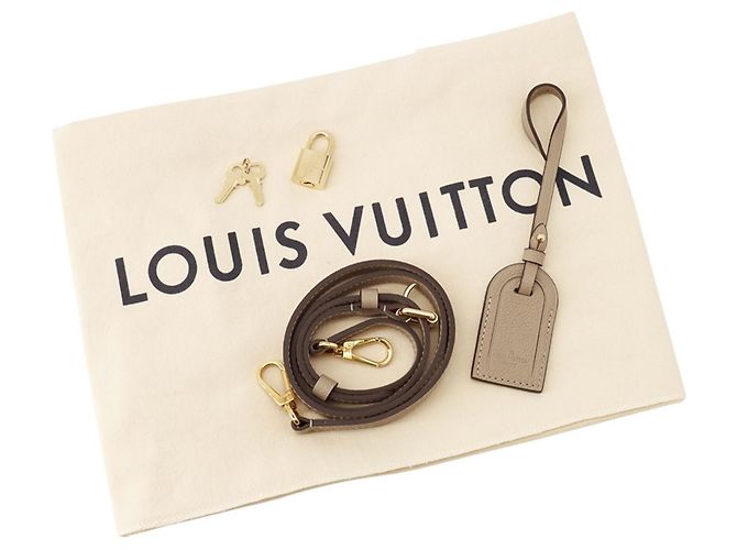 Borsa Louis Vuitton Monogram Empreinte Grand Palais MM Grigio - vista 16