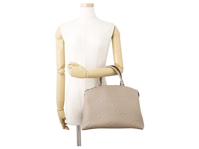 Borsa Louis Vuitton Monogram Empreinte Grand Palais MM Grigio - vista 4