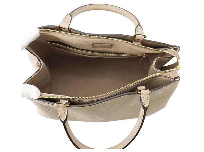 Borsa Louis Vuitton Monogram Empreinte Grand Palais MM Grigio - vista 6