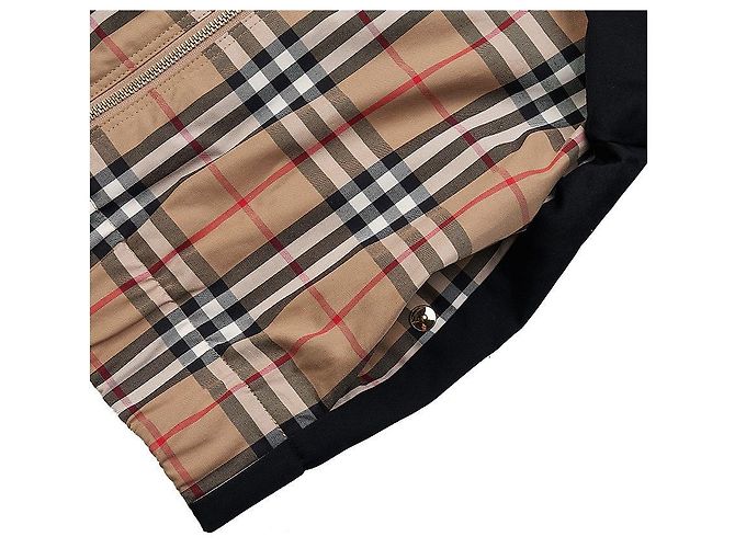 Burberry Giacca Harrington in cotone a quadri (Kids) Multicolore - vista 6
