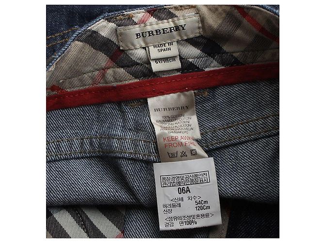 Burberry Pantaloni in denim per bambino Marrone - vista 3