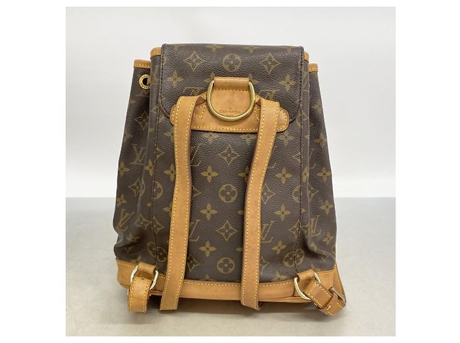 Sac à dos Louis Vuitton Monogram Montsouris MM Marron - vue 12