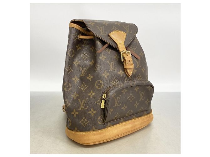 Sac à dos Louis Vuitton Monogram Montsouris MM Marron - vue 2