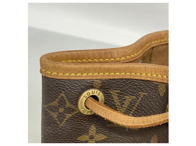 Sac à dos Louis Vuitton Monogram Montsouris MM Marron - vue 7