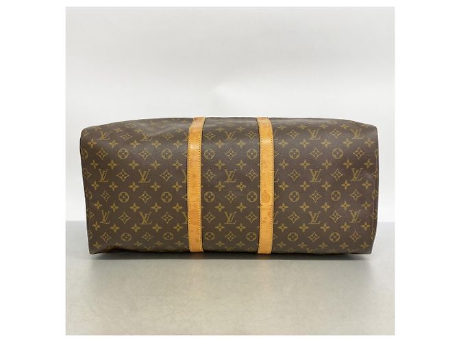 Borsa Boston Louis Vuitton Monogram Keepall 55 Marrone - vista 3