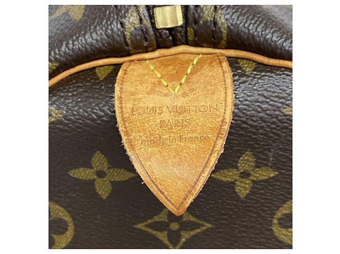 Borsa Boston Louis Vuitton Monogram Keepall 55 Marrone - vista 5