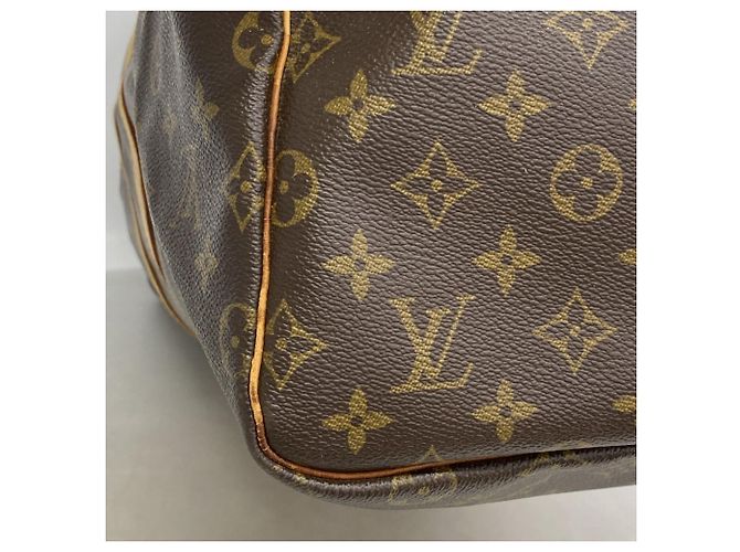 Borsa Boston Louis Vuitton Monogram Keepall 55 Marrone - vista 7