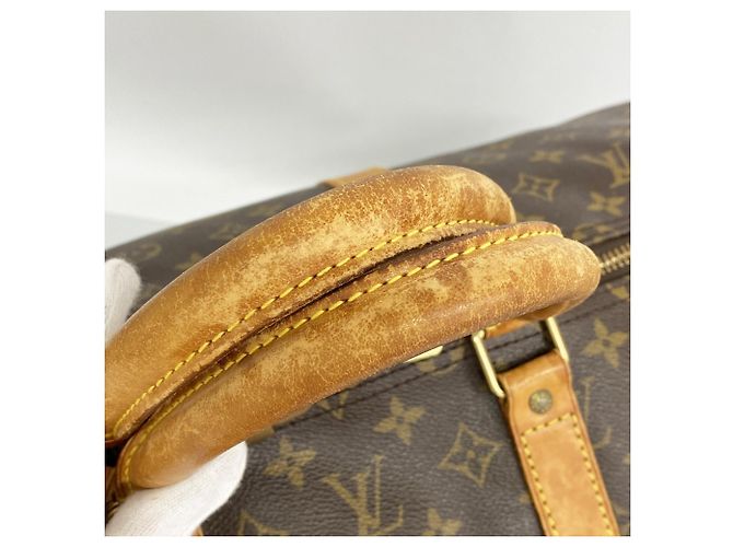 Borsa Boston Louis Vuitton Monogram Keepall 55 Marrone - vista 8