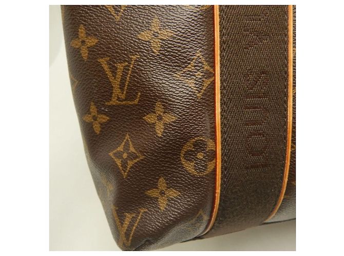 Borsa Tote Louis Vuitton Monogram Cabas Bobour Marrone - vista 11