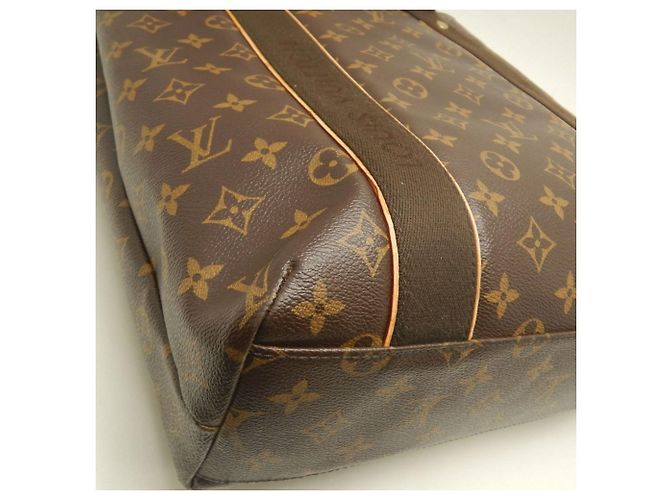 Borsa Tote Louis Vuitton Monogram Cabas Bobour Marrone - vista 15